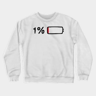 1 percent Crewneck Sweatshirt